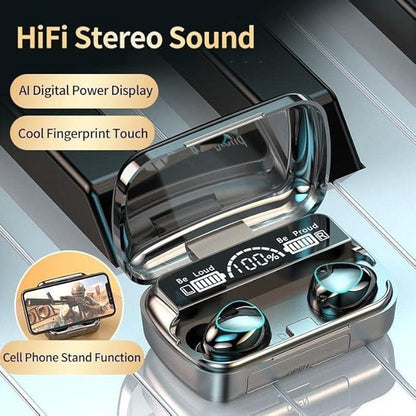 M10 Pro Wireless Earbuds with Hi-Fi Stereo Sound
