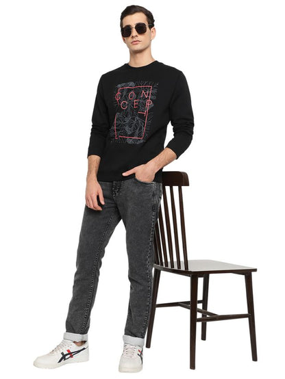 Mens Winter Sweatshirt Soft Cotton Full Sleeve Warm Casual Sweatshirt for Cold Weather