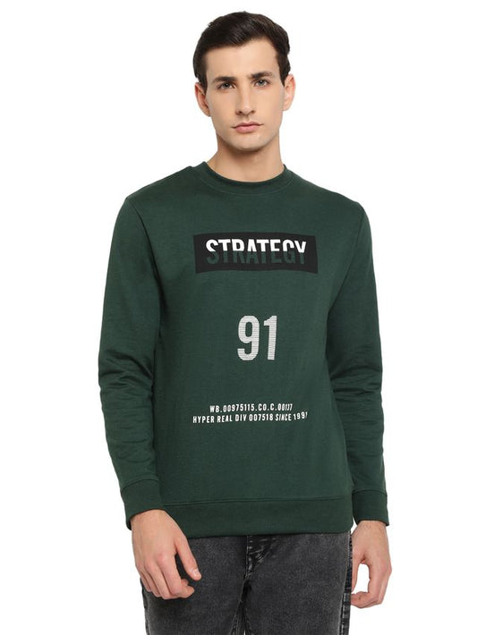 Mens Winter Sweatshirt Soft Cotton Full Sleeve Warm Casual Sweatshirt for Cold Weather