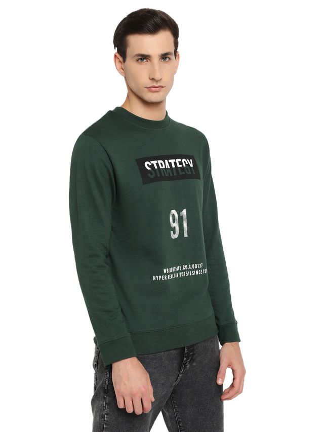 Mens Winter Sweatshirt Soft Cotton Full Sleeve Warm Casual Sweatshirt for Cold Weather