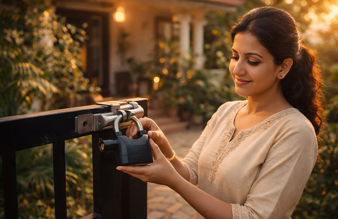 Anti-Theft Alarm Security Padlock