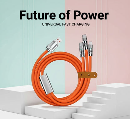 High-Speed Fast Charging & Data Sync Cable-Orange Edition