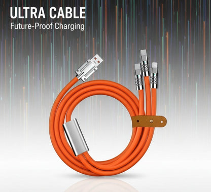 High-Speed Fast Charging & Data Sync Cable-Orange Edition