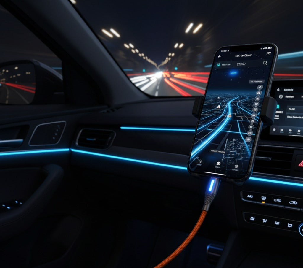 High-Speed Fast Charging & Data Sync Cable-Orange Edition